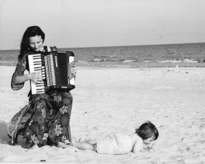 Melissa Accordion Beach - Dana Palmer   